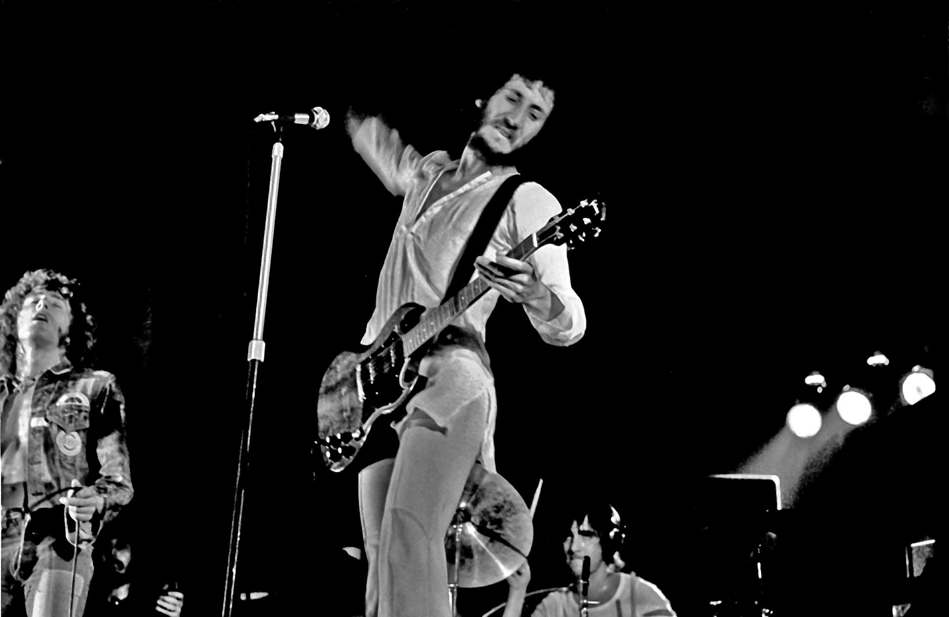 Οι The Who, το ροκ συγκρότημα που έχει γράψει μουσική για το είδος που αργότερα ονομάστηκε «ροκ όπερα», σε συναυλία στο Αμβούργο το 1972.